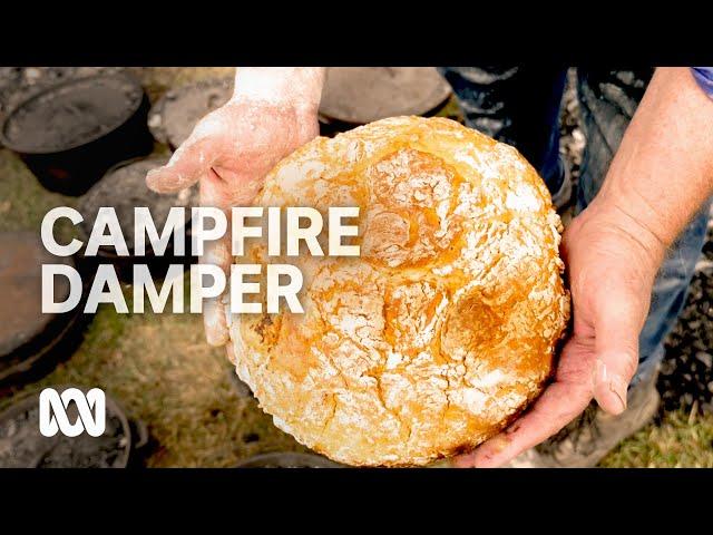 Making campfire damper bread the traditional way  | Food, Cooking & Recipes | ABC Australia