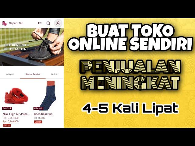 Cara buat Toko Online sendiri di TokoTalk penjualan meningkat 4-5 kali Lipat