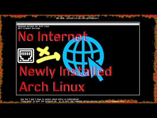 Arch Linux Enable Networking in new installation PART-2