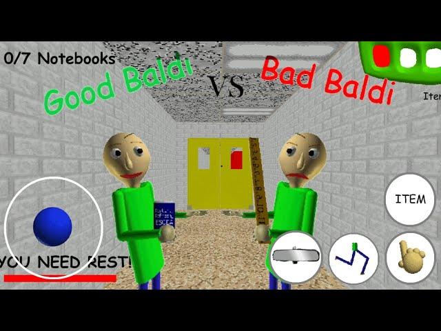 Good Baldi Vs Bad Baldi Remastered Android Port (Full Style + Boss Fight)