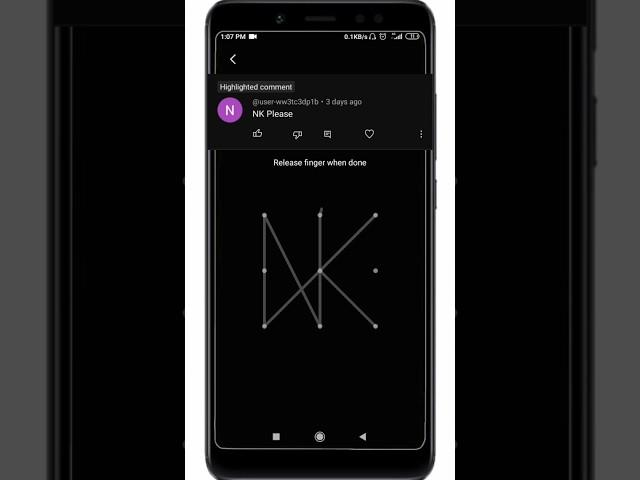 NK pattern lock | comment Your name  | stylish pattern lock | hard pattern lock for mobile