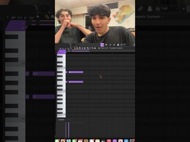 We Made the CRAZIEST Beat in Class  #flstudio #makingbeats #shorts