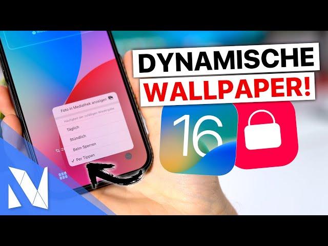 Dynamische Wallpaper mit iOS 16 erstellen - so geht's! | Nils-Hendrik Welk