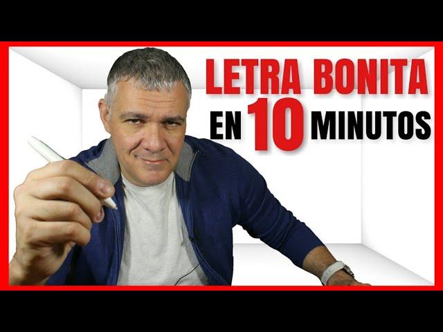 CÓMO MEJORAR TU LETRA Y TENER LETRA BONITA EN 10 MINUTOS