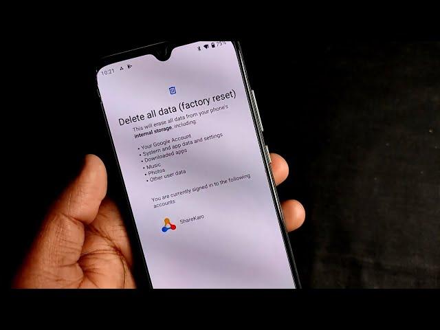 Mi A3 Ko Factory Reset Kaise Kare | How To Factory Reset Mi A3