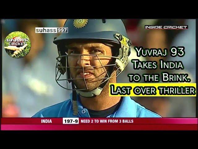 West Indies vs India! Yuvraj 93 takes India to the brink of a famous win