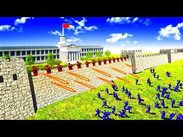 Massive Royal Palace FORTRESS WALL SIEGE in Ravenfield!