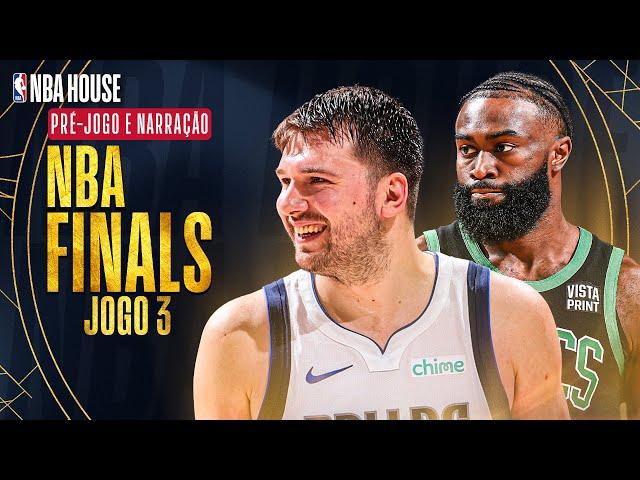 NBA FINALS JOGO 3 - MAVS X CELTICS - NARRAÇÃO AO VIVO DA HOUSE E DE DALLAS