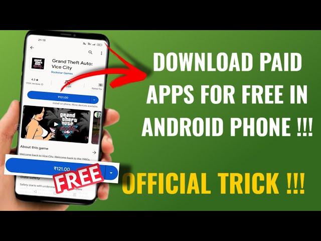 How To Download Paid Apps In Google Play Store For Free In Android | Google Opinion Rewards English