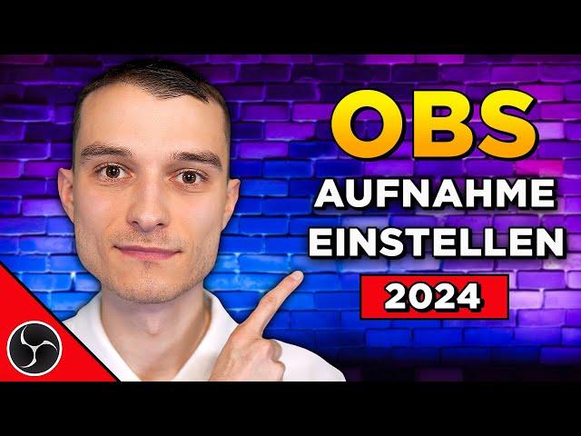 Die BESTEN OBS Studio Aufnahme Einstellungen [2024] - OHNE LAGGS