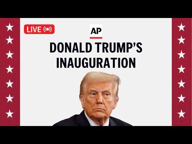 Inauguration 2025 LIVE: Donald Trump sworn in as 47th president