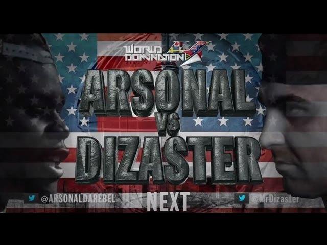 KOTD - Rap Battle - Dizaster vs Arsonal | #WD4