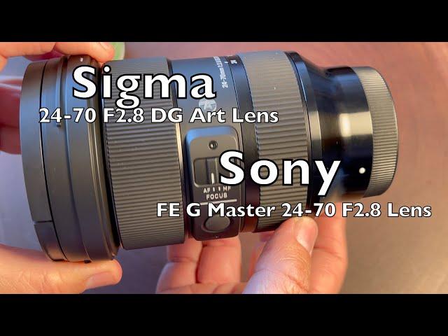 Sony FX3 with Sigma 24-70 F2.8 vs Sony 24-70 F2.8 GM