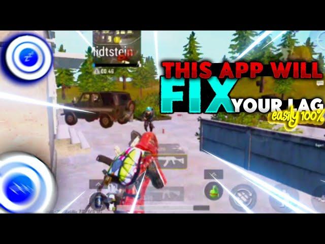 PUBG MOBILE LAG FIX APP|YOU GOT ZERO LAG AFTER USING THIS APP|