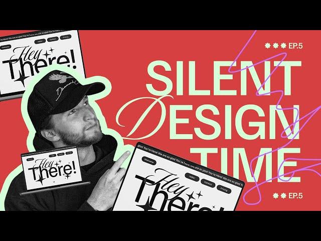 Making A Modern Website Design In Kittl For Fun | Silent Design Time 05