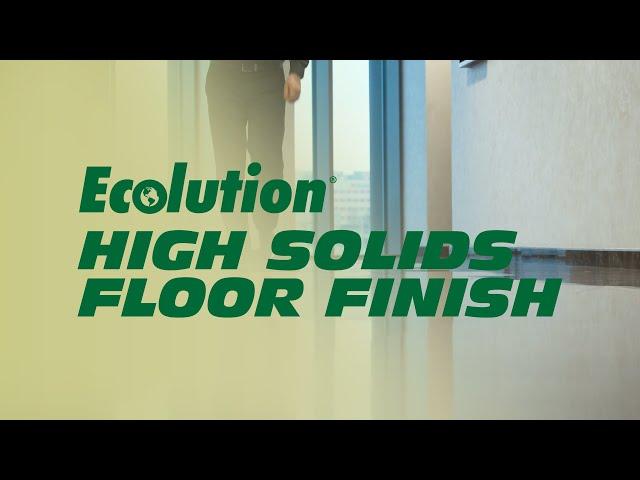 Ecolution High Solids Floor Finish: Eco-Friendly Floor Care