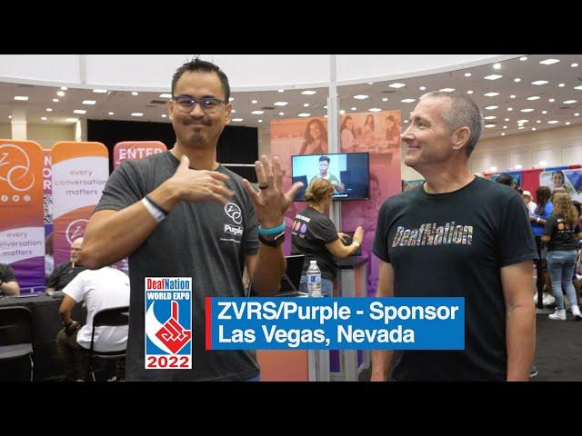 ZVRS/Purple Communications at the 2022 DeafNation World Expo & Conference