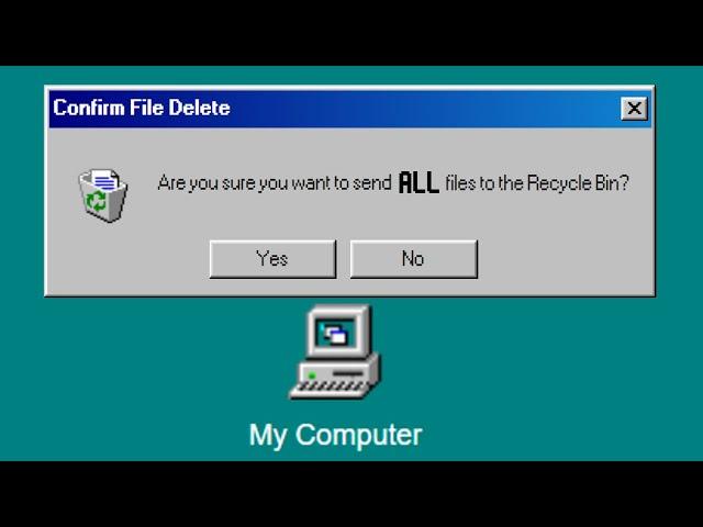 A game about just deleting your files but I can't quit. | Cleanup 98