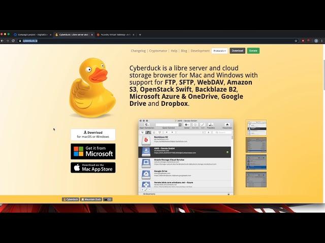 How to setup Cyberduck for S3 Bucket Use on a Mac