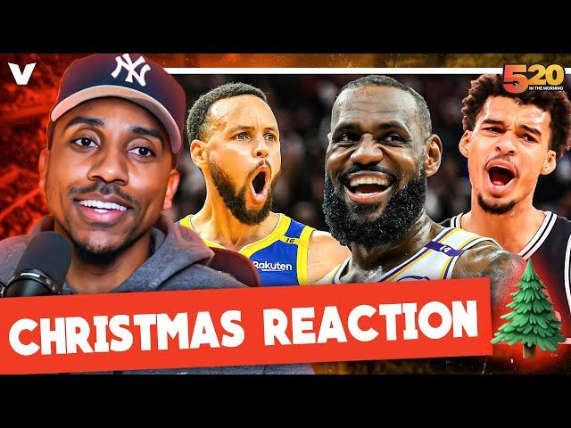 Jeff Teague REACTS to CRAZY LeBron vs. Steph Curry Christmas game, Wemby 40-PIECE, Luka's INJURY