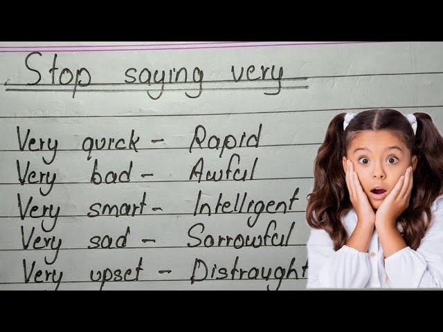 Stop Using Very | Learn Advance English | PAS Education