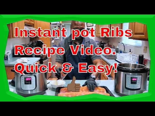 Instant Pot Ribs Recipe Video Quick & Easy