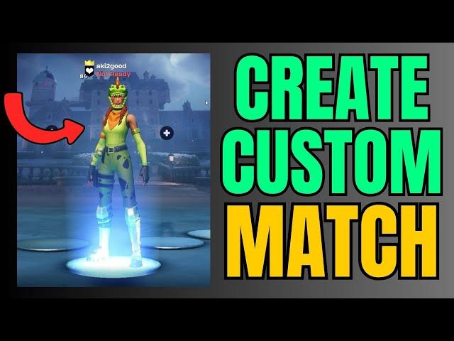 How to Create Custom Match in Fortnite (2024) |  How to Join Private Match in Fortnite (Tutorial)
