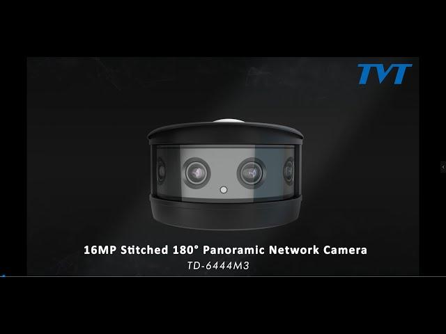 【New Release】TVT 16MP Stitched 180° Panoramic Network Camera @TD-6444M3