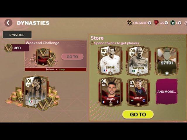 NEW DYNASTIES EVENT IN FC MOBILE! 101 OVR ZIDANE, MALDINI AND MORE ICONS