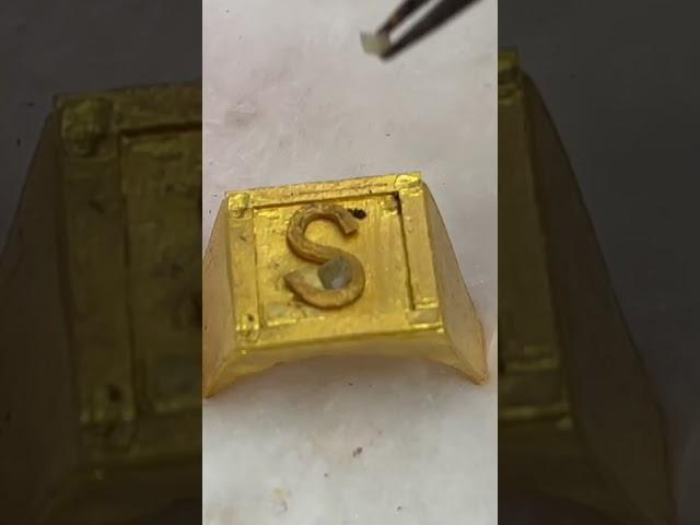 24k Gold ring making