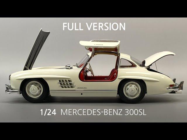 MERCEDES-BENZ 300SL 1/24 TAMIYA Model car build [Full version]