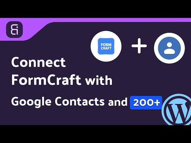 Integrating FormCraft with Google Contacts | Step-by-Step Tutorial | Bit Integrations