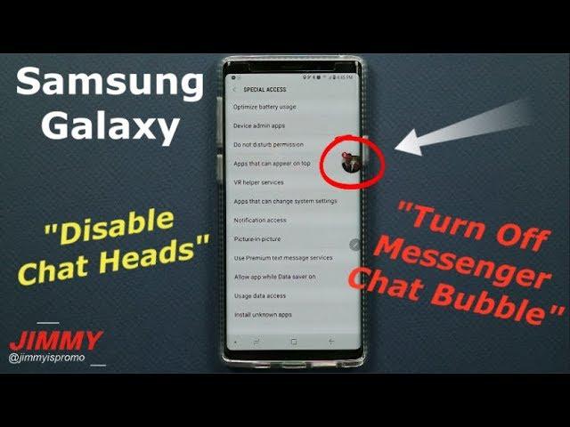 How To Disable Chat Heads (Messenger Bubble)