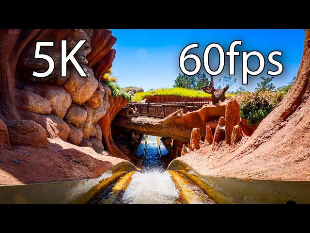 Splash Mountain front seat on-ride 5K POV @60fps Disneyland