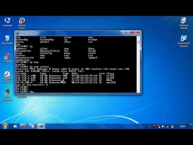 How to use telnet