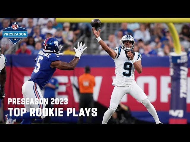 Top Rookie Plays from 2023 NFL Preseason