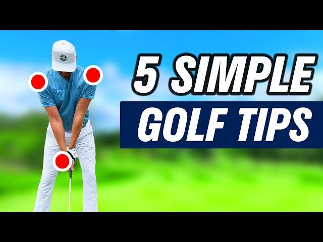 HOW TO PLAY GOLF - Top 5 BEGINNER Golf Tips