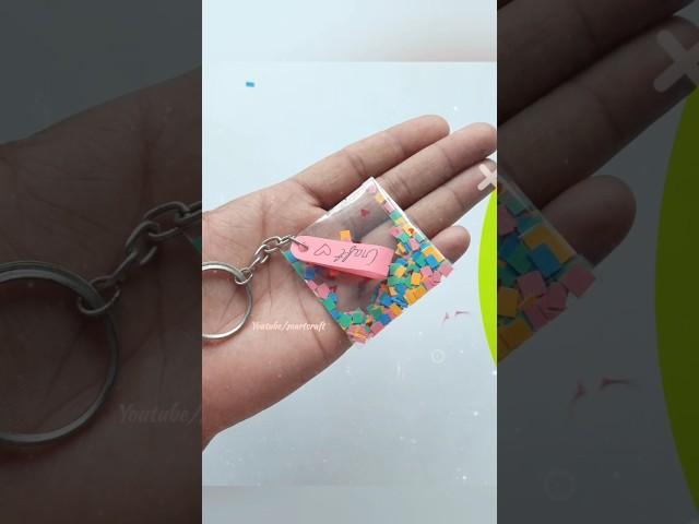 Making only $1 key ring || making ️ paper chabi challa ||  chabi ring || key ring || #shorts