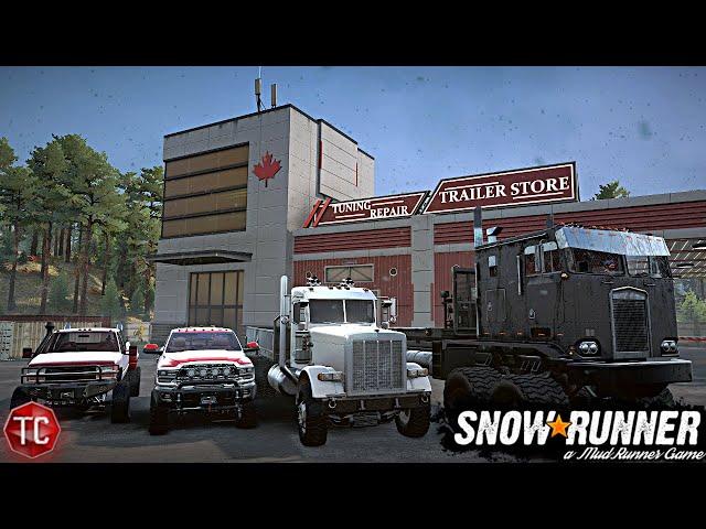 SnowRunner SEASON 9 DLC! BUILDING THE NEW SERVICE CENTER & TUNING SHOP! (FULL GAMEPLAY)