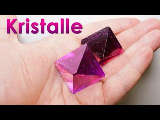 Wie man lila Salzkristalle zu Hause macht | DIY Dekorationen