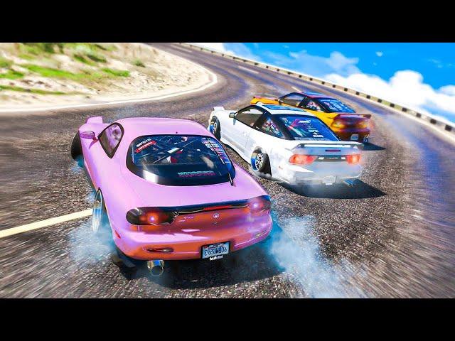 I Joined A GTA Online DRIFTING SERVER! (FiveM)