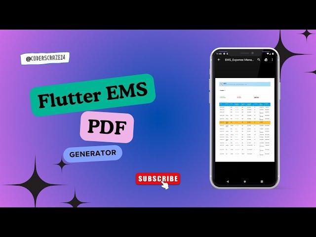 How to create amazing expense report or invoice PDF  (flutter tutorial) || 2023