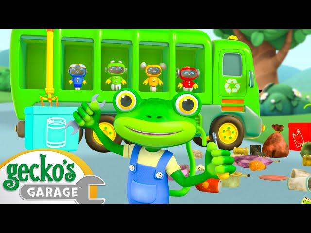 Reduce, Reuse, Recycle | 30 MIN | Gecko's Garage | Cartoons For Kids | Toddler Fun Learning