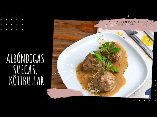 Cómo hacer ALBONDIGAS SUECAS, KÖTTBULLAR  I MAGEFESA