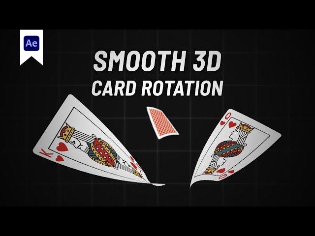 Smooth 3D Card Rotation in Adobe After Effects