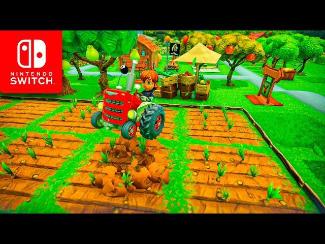 TOP 10 FARMING Games for SWITCH | Best Nintendo Switch Farming Games