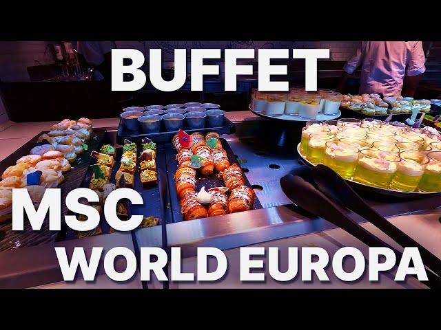 BUFFET -  on MSC World Europa - 2024