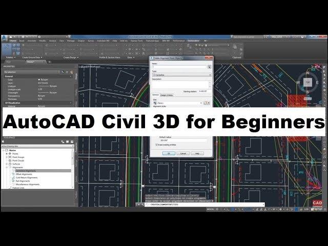 AutoCAD Civil 3D Tutorial for Beginners Complete