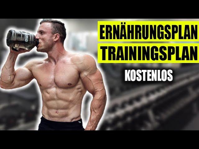 Trainingsplan und Ernährungsplan für Zuhause | Kostenlos für alle!