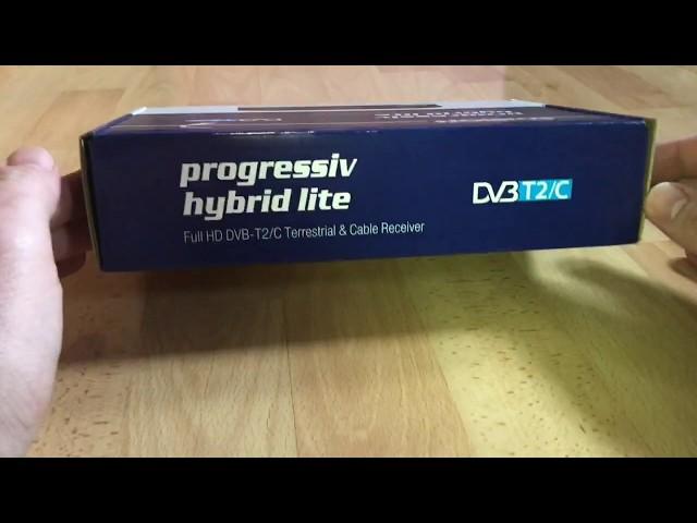 Edision progressiv hybrid lite DVB-C/T digital Kabel/Terrestrischer Receiver unboxing und Anleitung